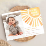 Invitation Premier voyage Sunshine autour du Soleil neutre<br><div class="desc">Pour une personnalisation plus avancée de cette conception,  il vous suffit de cliquer sur le bouton "Modifier en utilisant l'outil de conception" ci-dessus !</div>