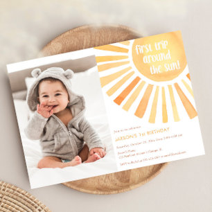 Invitation Premier voyage Sunshine autour du Soleil neutre