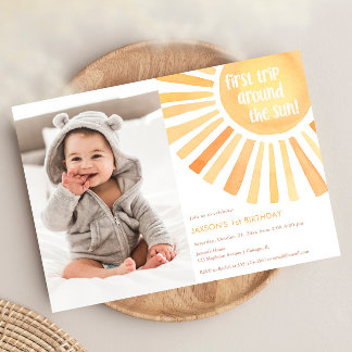 Invitation Premier voyage Sunshine autour du Soleil neutre