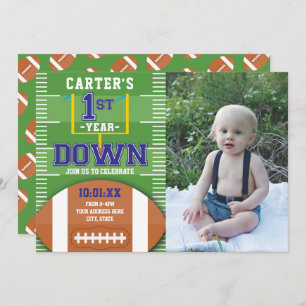 Invitation Première année Bas Football Boys Premier anniversa