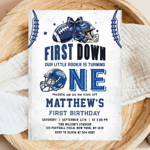 Invitation Première année Football bas Premier anniversaire I