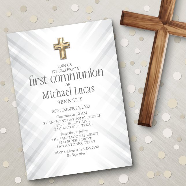 Invitation Première communion (Créateur téléchargé)