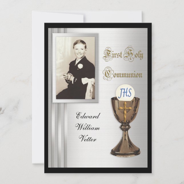 Invitation Première communion (Devant)