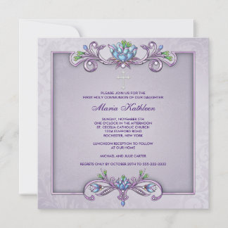 Invitation Première communion des filles de la Croix de Damas