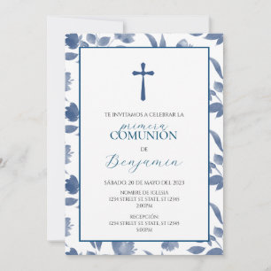 INVITATION PREMIÈRE COMMUNION OU ÉVÉNEMENT RELIGIE