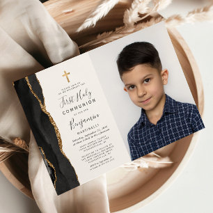 Invitation Première communion personnalisée avec photo sur ag