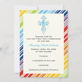 Invitation Première Communion Sainte / Baptême / Confirmation