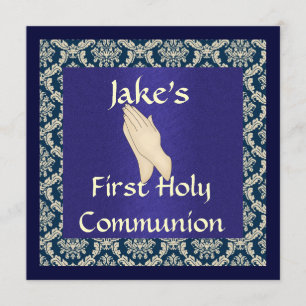 Invitation Première sainte communion INVITATIO de DAMASSÉ