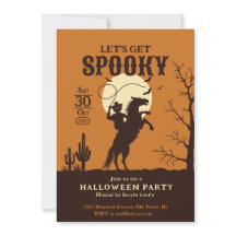 Prenons le cowboy à citrouille éffrayant