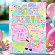 Preppboat Birthday Party Lake BBQ Boat Party