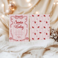 Preppy Loveshack Santa Baby Baby Shower 