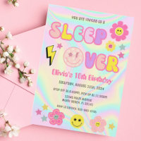 Preppy Pastel Rose Y2K Sommeil sur fête Anniversai