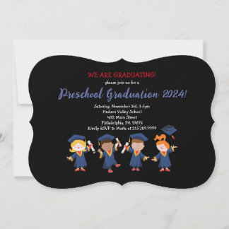 Invitation PRESCHOOL KINDERGARTEN Soins de garde d'enfants