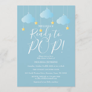 Invitation Prêt à éclore Twinkle Twinkle Baby Shower