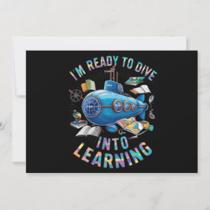 Invitation Prêt à Plonger dans l'Apprentissage Sous-Marin de 