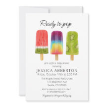 Prêt à pop Baby shower Popsicle