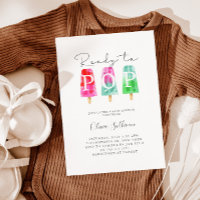 Prêt à pop Baby shower Popsicle