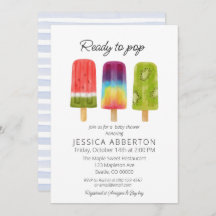 Prêt à pop Baby shower Popsicle