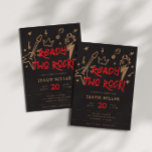 Invitation Prêt Deux Rock Kids' Metal 2e anniversaire<br><div class="desc">Augmentez le volume pour le début de votre petit avec notre invitation au 2e anniversaire sur le thème rock-and-roll ! Doté d'un design audacieux, de couleurs électriques et d'une touche de charme punk-rock, cet invitation prépare le décor à un bain d'anniversaire qui roche. Parfait pour les familles amateurs de musique...</div>
