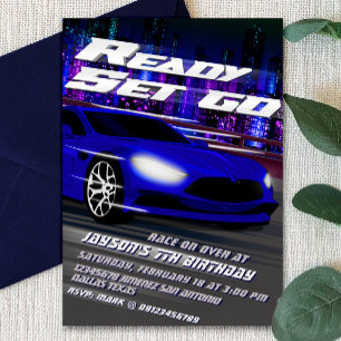 Invitation Prêt, partez, c'est parti - Course 