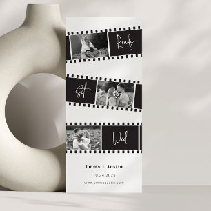 Invitation Prêt Set Wed Photo Film Enregistrer la date