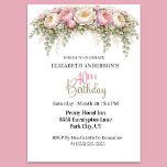 Invitation Pretty Pink and White Peony 40th Birthday<br><div class="desc">Celebrate a special milestone with this elegant 40th birthday party invitation featuring a beautiful floral design inspired by soft peonies, delicate blossoms, and graceful eucalyptus greenery. The romantic botanical style creates a sophisticated and feminine look that is perfect for a stylish birthday celebration with family and friends. This chic floral...</div>