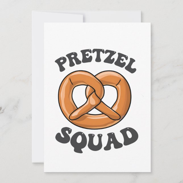 Invitation Pretzel Squad Funny Oktoberfest Pretzel Lover Germ (Devant)