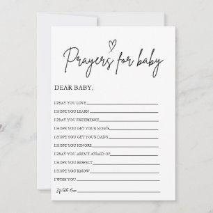 Invitation Prières Boho pour Baby Well Wives for Baby shower