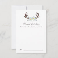 Prières De Deer Antler Pour Bébé