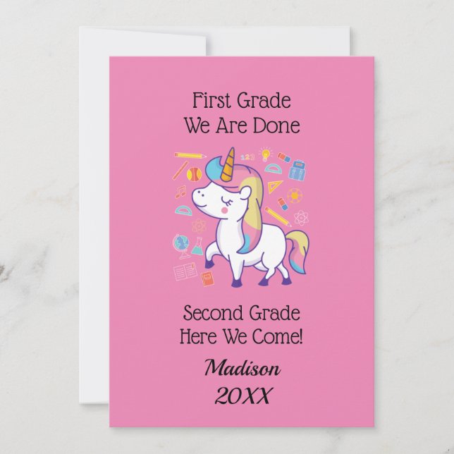 Invitation Primaire jardin d'enfants École primaire Monter ve (Devant)