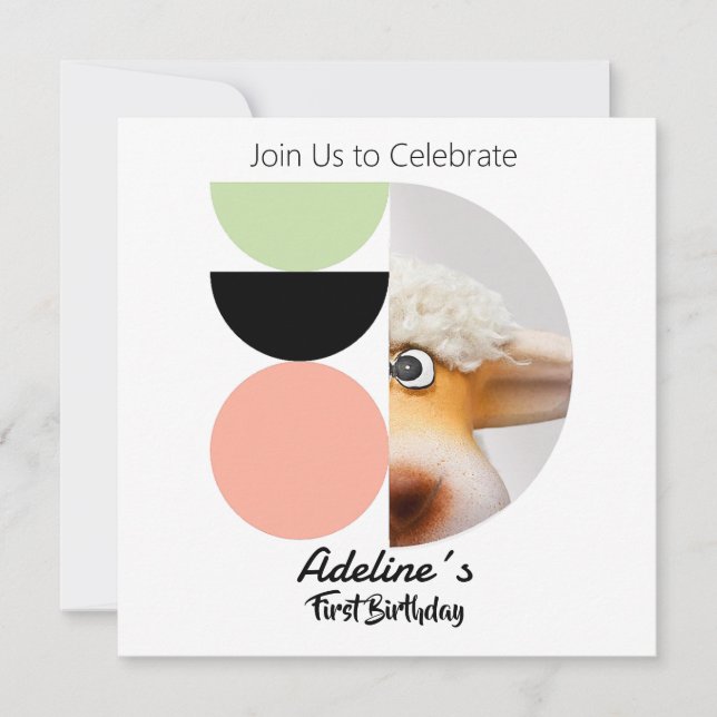 Invitation Primer cumpleaños (Devant)