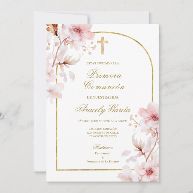 Invitation primera comunión (Devant)