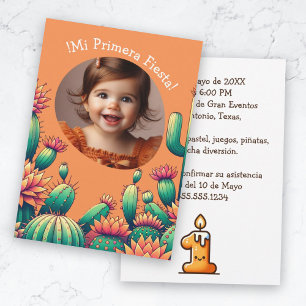 Invitation Primera Fiesta Spanish Cactus Anniversaire Ajouter