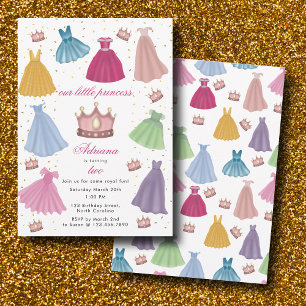 Invitation Princess Dresses Fairytale Petite Fille Anniversai