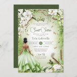 Invitation Princess Sweet 16 Frog Prince Anniversaire<br><div class="desc">*~*~*~* Un rêve de conte de fées se réalise. Votre journée spéciale mérite un design d'invitation très spécial. J'ai mis tant de temps et de soin à concevoir cette invitation et je suis AMOUREUX avec elle. J'espère que vous aussi ! Cette élégante invitation à l'anniversaire présente tant de belles fleurs...</div>