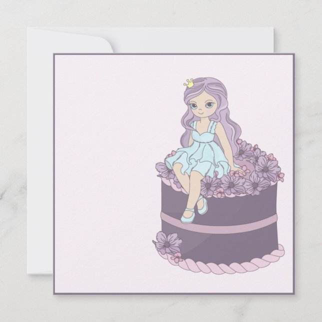 Invitation Princesse (Devant)