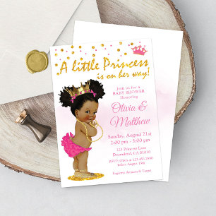 Invitation Princesse Baby shower Invitation, Petite Princesse