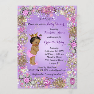 Invitation Princesse Baby shower Invitation, Petite Princesse