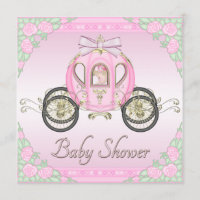 Princesse Coach et baby shower de rose de roses