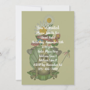Invitation Princesse de la Grenouille sur la fête du Trône