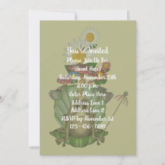 Invitation Princesse de la Grenouille sur la fête du Trône