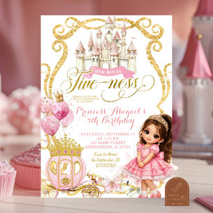 Invitation Princesse espagnole mexicaine royale Fiveness