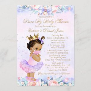 Invitation Princesse Ethnique Avec Masque Conduite Par Baby s
