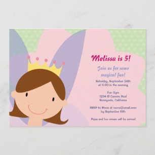 Invitation Princesse féerique Party Invite