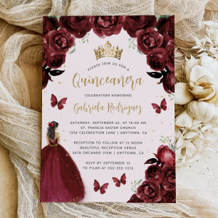 Invitation Princesse Quinceañera