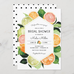 Invitation principale Squeeze Citrus nuptiale douc