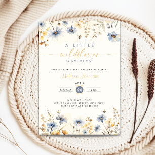 Invitation Printemps fleuri - Baby shower pour petite fleur s
