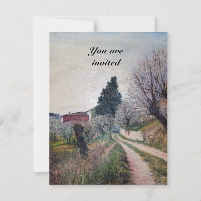 INVITATION PRINTEMPS LE PLUS PRÉCOCE EN TOUSCANE (Devant)