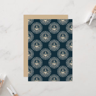 Invitation Printemps Star of Wonder Festive Polka Dot Mandala