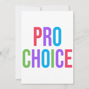 Invitation Pro-Choice Roe contre Wade Feminist Women's Rights